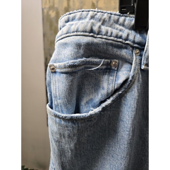 New Abercrombie Fitch Jeans  34/18L  Distressed 90s Relaxed High Rise Curve Love - Picture 5 of 12